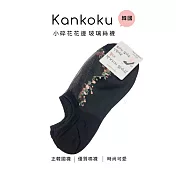 Kankoku韓國   小碎花花邊襪玻璃絲襪   * 黑色黑絲