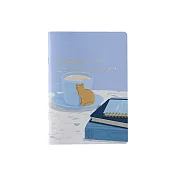 【DELFONICS】2024 Rollbahn Note月記事手帳B6 ‧ 咖啡店-淺藍色