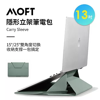 美國 MOFT｜筆電包11-13吋 - 海潮綠