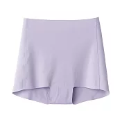 【MUJI 無印良品】女莫代爾無痕平口內褲 L 紫色
