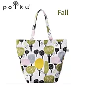 日本知名品牌【Polku】北歐芬蘭森林系列-清新可愛棉質大托特包 Fall