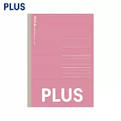 (3本1包)PLUS B5 筆記本  橫線粉紅
