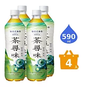 《黑松》茶尋味新日式綠茶590ml (4入/組)有效期限: 2024/05/29