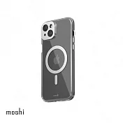 Moshi iPhone 15 Plus iGlaze 透明保護殼 月光銀