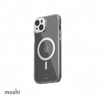 Moshi iPhone 15 Plus iGlaze 透明保護殼 月光銀
