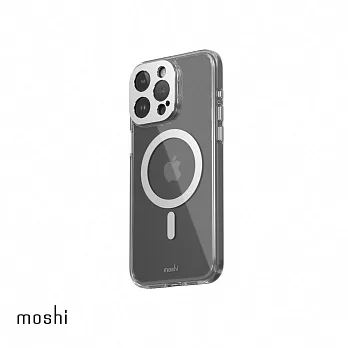 Moshi iPhone 15 Pro Max iGlaze 透明保護殼 月光銀