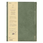 【kleid】20孔活頁夾筆記本A5 ‧ 橄欖綠