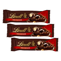 【Lindt 瑞士蓮】榛果夾餡巧克力 3入─(到期日2024/7/31) 黑巧克