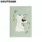 KUTSUWA 2024 彩色索引手帳 B6 花兒與禮服