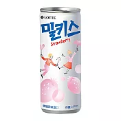 【Lotte樂天】草莓優格風味碳酸飲(250ml)
