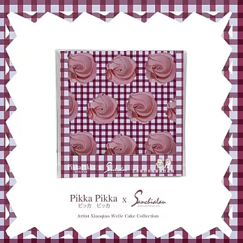 日本Pikka Pikka世界最細纖維毛孔潔淨布 / Sanchia Lau聯名款_仙女紫紅玫瑰