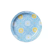 【SANGO】自然花草 陶瓷淺盤16.5cm ‧ 藍