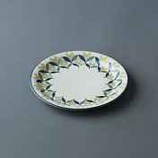 【SANGO】昭和復古花系 陶瓷淺盤20cm ‧ 花牆