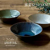 【Minoru陶器】Sendan窯變陶瓷餐碗17cm ‧ 午夜藍
