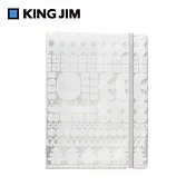 【KING JIM】大人貼紙收集活頁本 白色