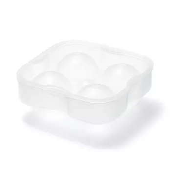 【MUJI 無印良品】矽膠製冰器/圓形 4個用