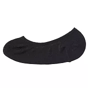 【MUJI 無印良品】女棉混不易鬆脫隱形襪23-25cm 黑色