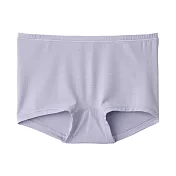 【MUJI 無印良品】女柔滑平口內褲 M 紫色