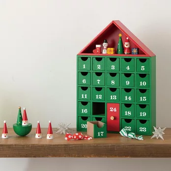 【Mark's】聖誕節倒數日曆 木屋擺飾櫃