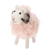 【Mark’s】Mocomoco Animal手工絨毛聖誕擺飾 ‧ 小羊/粉紅色