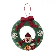 【Mark’s】Felt & Knit手工羊毛氈聖誕花圈擺飾 ‧ 聖誕老人