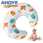 【Ahoye】高密度舒適純棉授乳枕 (哺乳枕 嬰兒枕頭 孕婦枕 月亮枕 )