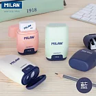 MILAN COMPACT橡皮擦+削筆器 _1918系列_靛青藍