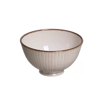 【Marusan Kondo】Fusho扇形 輕量陶瓷飯碗12cm ‧ 象牙白