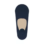 【MUJI 無印良品】男棉混輕薄腳跟防滑隱形25-27cm 暗藍