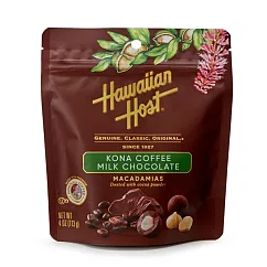 【Hawaiian Host】天堂夏威夷豆牛奶巧克力 113g ─ kona咖啡口味
