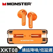 MONSTER 炫彩真無線藍牙耳機(XKT08) 橘色