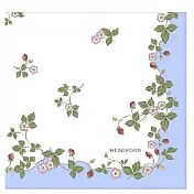 英國wedgewood野草莓系列 純棉紗布材質方巾領巾手帕46*46cm 雙色可選 粉藍