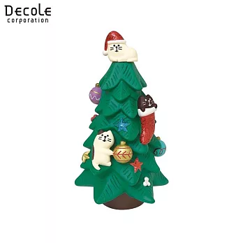 【DECOLE】concombre CHRISMAS 耶誕節 貓貓聖誕樹