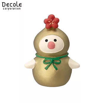 【DECOLE】concombre 新春文鳥裝飾  葫蘆文鳥  金