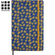 MOLESKINE x MANTERO絲綢限量禮盒-L型 無時效手帳硬殼藍
