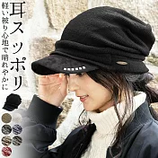 日本 QUEENHEND 抗寒保暖抗UV防曬個性帽042 黑色
