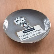 【日本YAMAKA】Snoopy史奴比 陶瓷淺盤14cm ‧ Astronaut(棕)