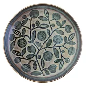 【Marusan Kondo】Clasico北歐經典復古風陶瓷餐盤23cm ‧ 花園