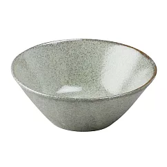 【日本Aito】美濃燒|復古質感亮面素色陶瓷餐碗380ml ‧ 杏仁白