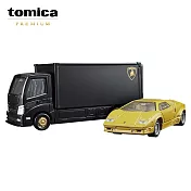 【日本正版授權】TOMICA PREMIUM 藍寶堅尼 Countach 運輸車 跑車 25周年紀念 多美小汽車