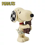 【正版授權】Enesco 迷你史努比 手拿巧克力兔子 塑像 公仔/精品雕塑 Snoopy/PEANUTS