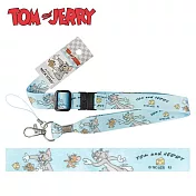 【日本正版授權】湯姆貓與傑利鼠 手機頸掛繩 手機掛繩/頸掛繩/證件套掛繩 Tom and Jerry