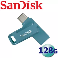 【代理商公司貨】SanDisk 128GB Ultra Dual Drive Go USB Type─C OTG 雙用隨身碟─ 海灣藍