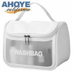 【AHOYE】透明防水盥洗包 (收納包 旅行化妝包 旅行用包 化妝包)