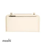 Moshi Crossbody Wallet磁吸式斜背三用手機包 (MagSafe) 奶酒白