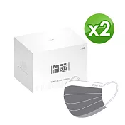 【CSD】中衛醫療口罩-成人平面-活性碳口罩(50片/盒) 2盒組