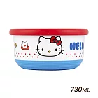【HOUSUXI】三麗鷗Hello Kitty不鏽鋼雙層隔熱碗730ml