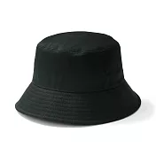 【MUJI 無印良品】棉斜紋織平頂有簷帽 黑色