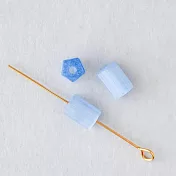【MIYUKI FACTORY】希臘神話風 捷克玻璃珠(袋裝) 4x6mm ‧ 絲綢藍