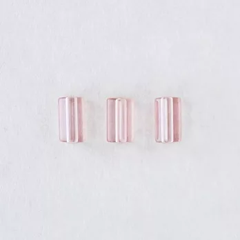 【MIYUKI FACTORY】希臘神話風 捷克玻璃珠(袋裝) 6x10mm ‧ 玫瑰透明